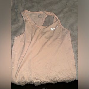 Nike dri-fit tank top, peach/pink, size L